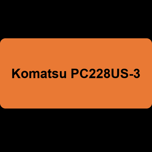 Komatsu PC228US-3